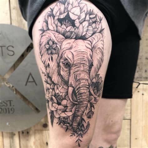 elephant tattoo pictures